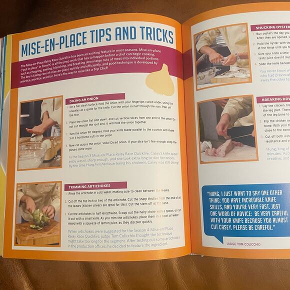 Top Chef The Quickfire Cookbook hardcover book amazing detailed Bravo! 224 pgs - Picture 6 of 7